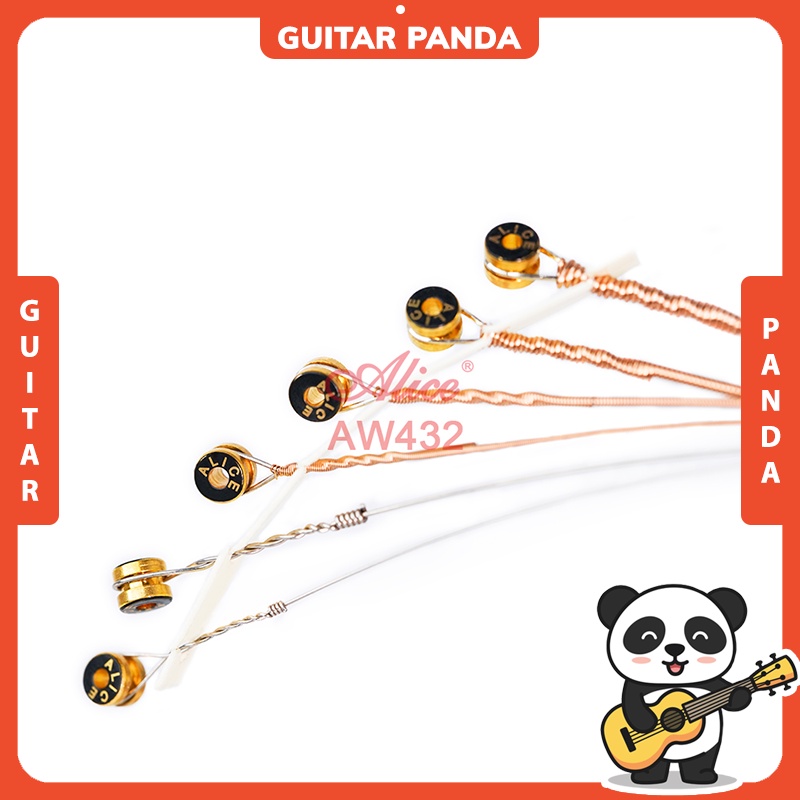 [Chính Hãng] Dây Đàn Guitar Acoustic Alice AW432 Cao Cấp GUITAR PANDA