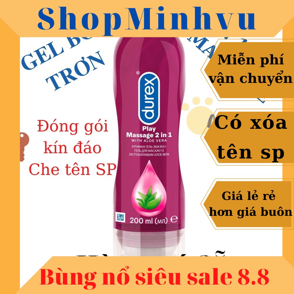 Gel bôi trơn Durex massage 2 in 1 200ml