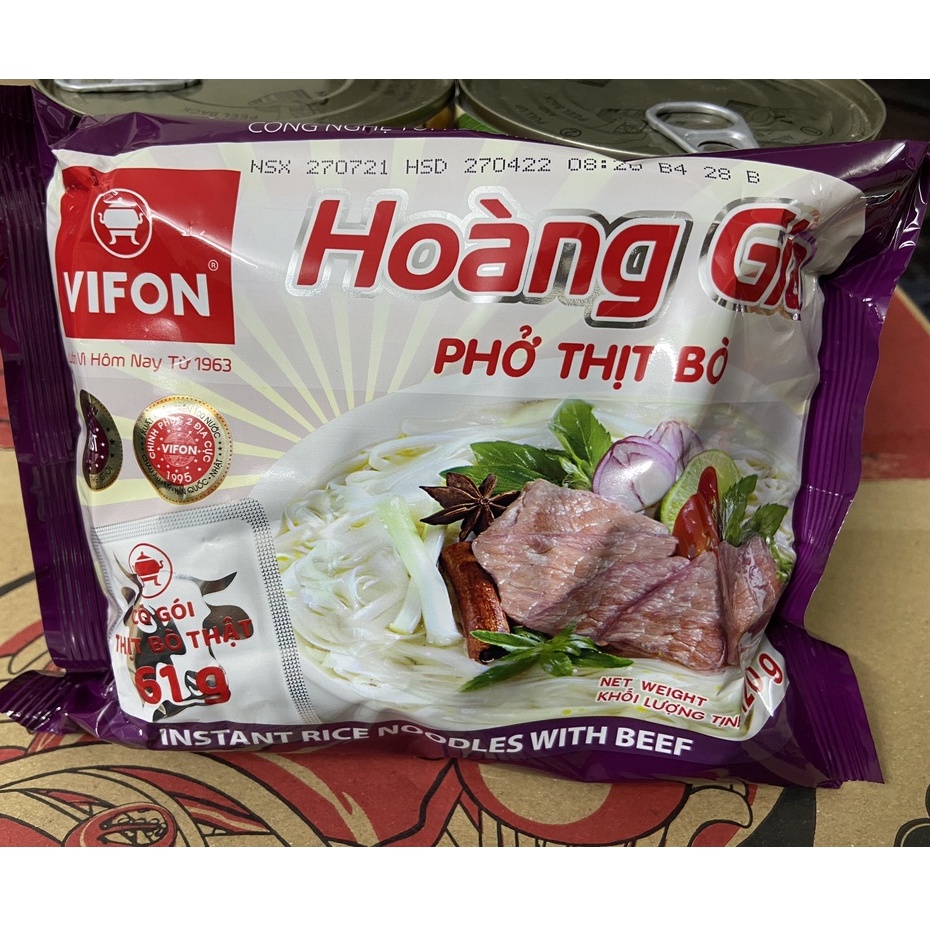 PHỞ THỊT BÒ HOÀNG GIA VIFON GÓI 120G