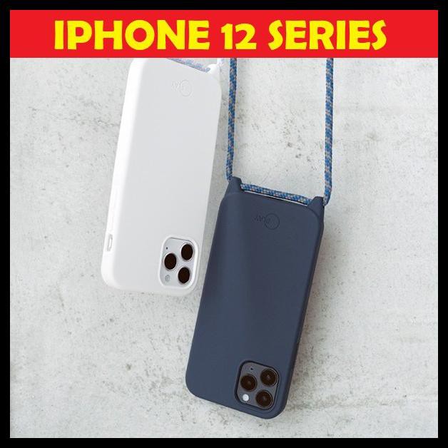 Ốp Lưng Có Dây Đeo Cho Iphone 12 Pro Đen