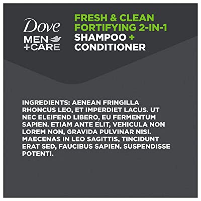 [USA] Dầu gội xả cho nam DOVE MEN CARE FRESH & CLEAN 750ml