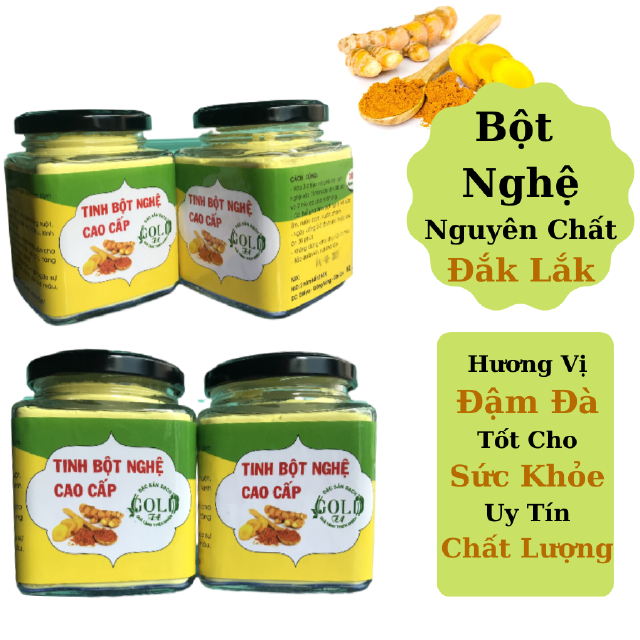 Tinh bột nghệ nguyên chất, tinh bột nghệ đắk lắk an toàn tốt cho sức khỏe