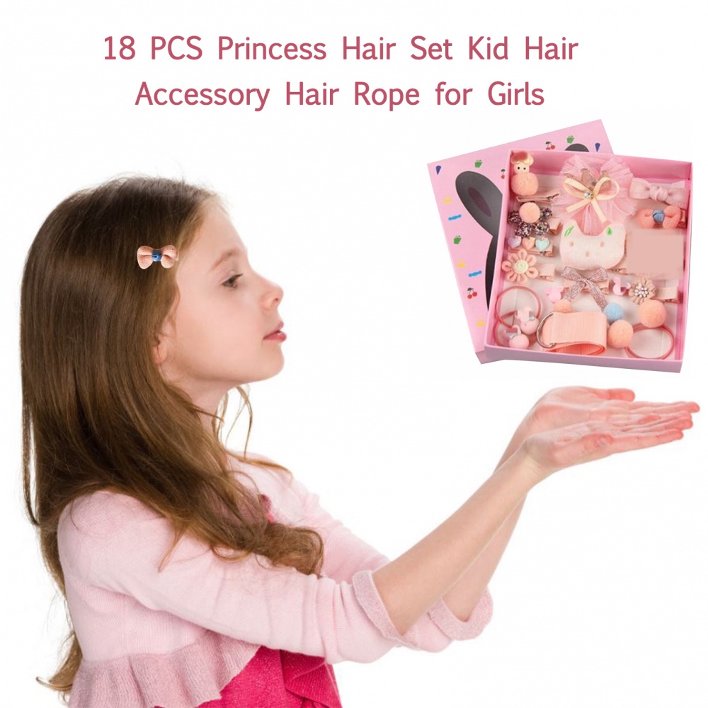 Set 18 Dây Buộc Tóc Xinh Xắn Cho Bé Gái