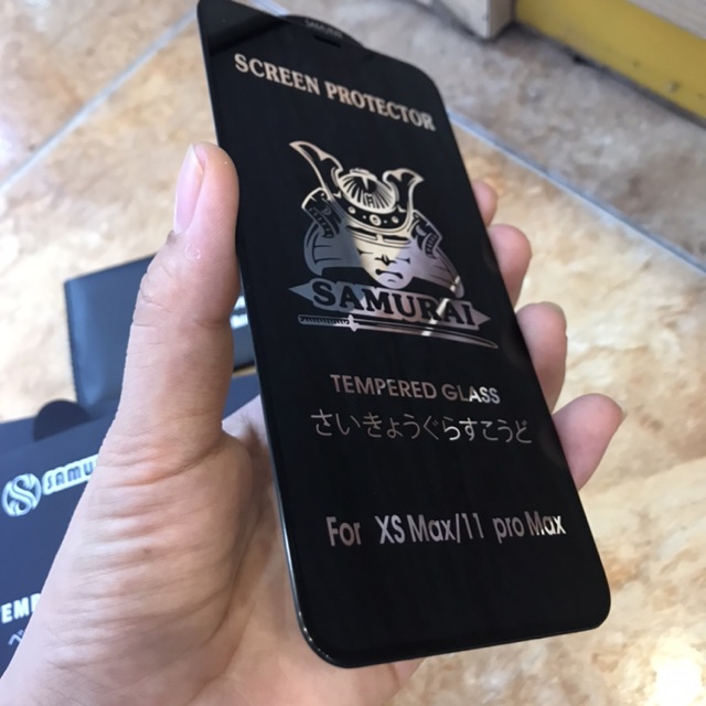 Kính cường lực samurai iphone 11promax/ip11/ip11pro/xsmax/XR/x