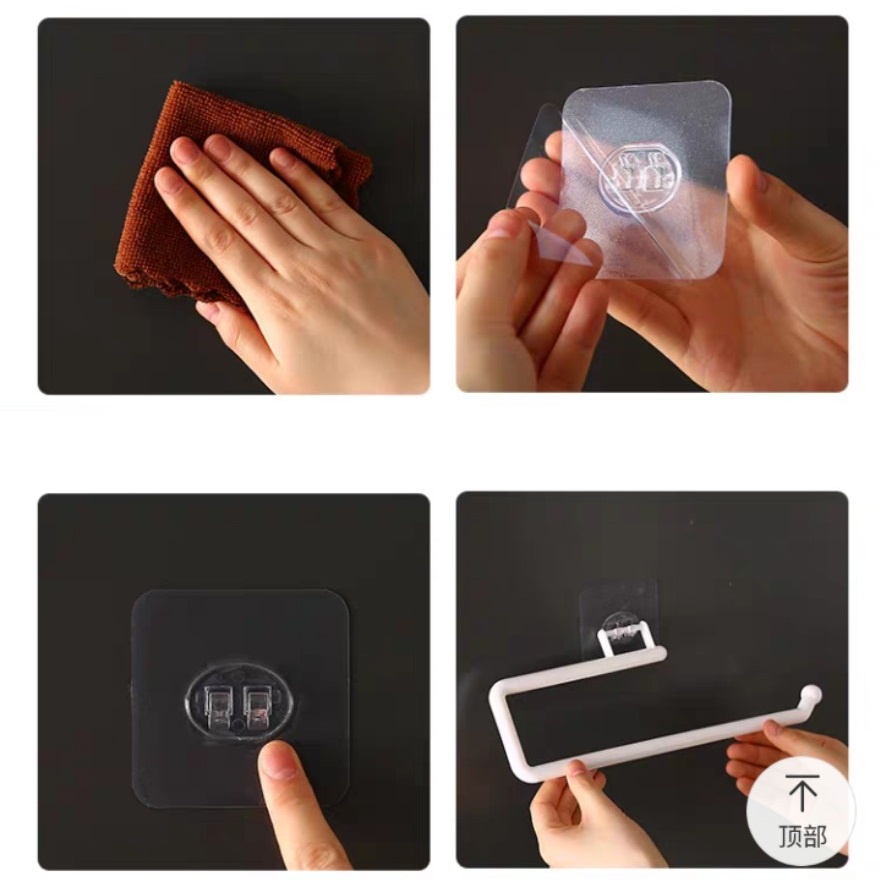 Móc treo khăn giấy cuộn, cuộn túi nilon tiện dụng cho nhà bếp Min House