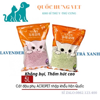 Cát tofu hương trà xanh 5l