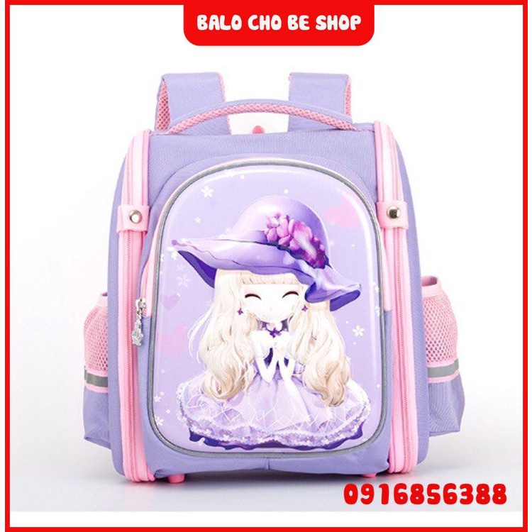 { Rẻ vô địch } { kho sỉ } Cặp/ balo đựng sách vở chống gù cho bé gái hình công chúa chống gù lưng cao cấp MÃ 1