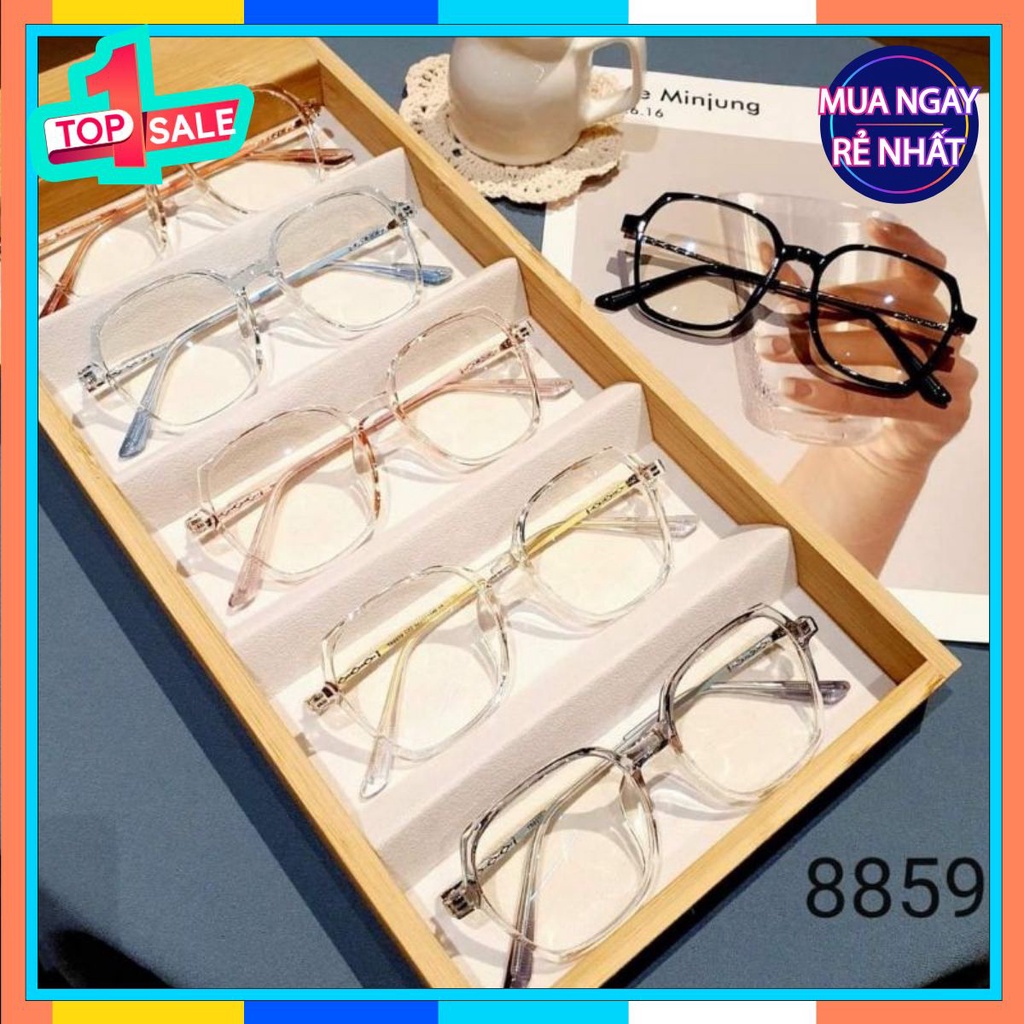 Kính lục giác 8859 kim loại bọc nhựa dẻo form unisex dễ đeo cực thời trang nhiều màu nhà Sco