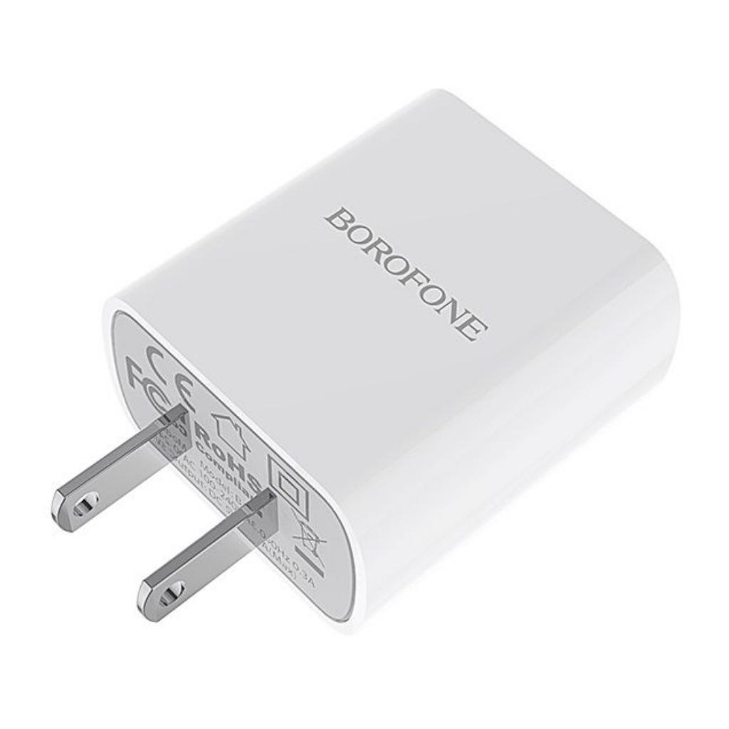 Củ sạc nhanh ip samsung xiaomi chính hãng Borofone BA20 - Cốc cục sạc nhanh cho dòng máy điện thoại