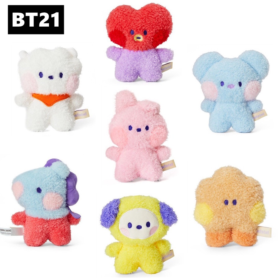 Móc Khóa Búp Bê Hoạt Hình Dễ Thương 2022 BT21 12cm Phong Cách Hàn Quốc
