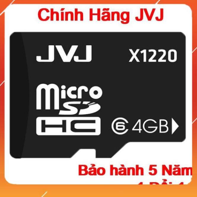 [ CHÍNH HÃNG ] Thẻ nhớ JVJ 64GB/32GB/16GB/8GB/4GB chuyên dụng  tôc độ cao microSDHC -Bảo hành 5 năm 1 đổi 1