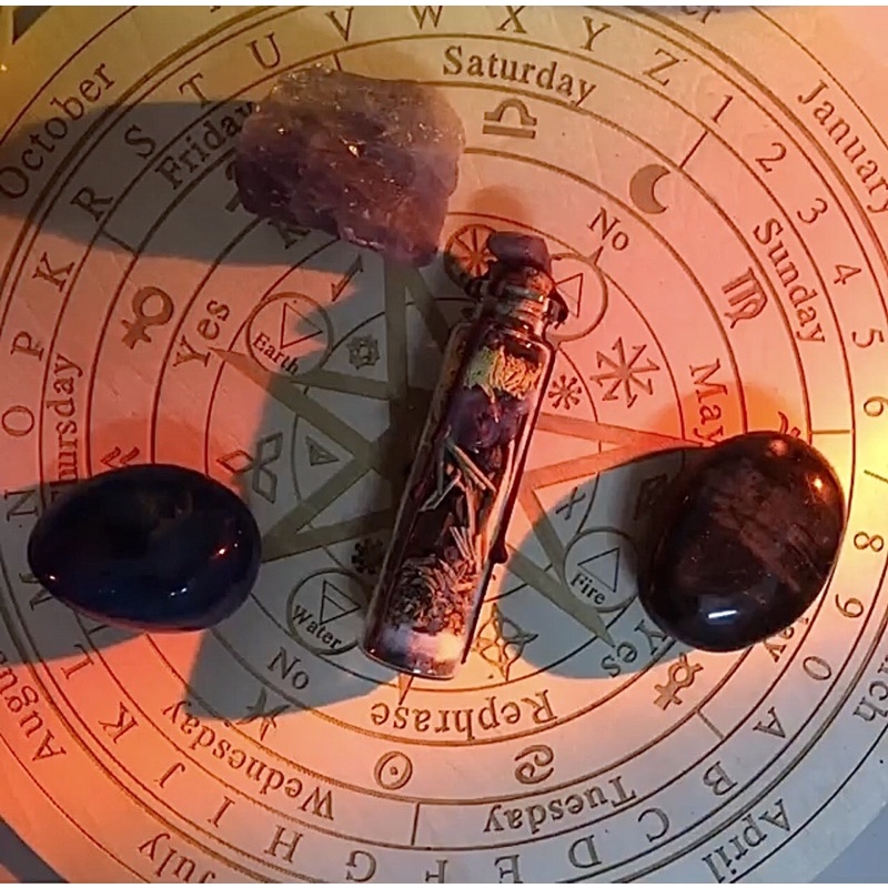 Love/ Lucky/ Money/ Study Spell Jar - Lọ thuỷ tinh nút bần may mắn by Luxes Tarot