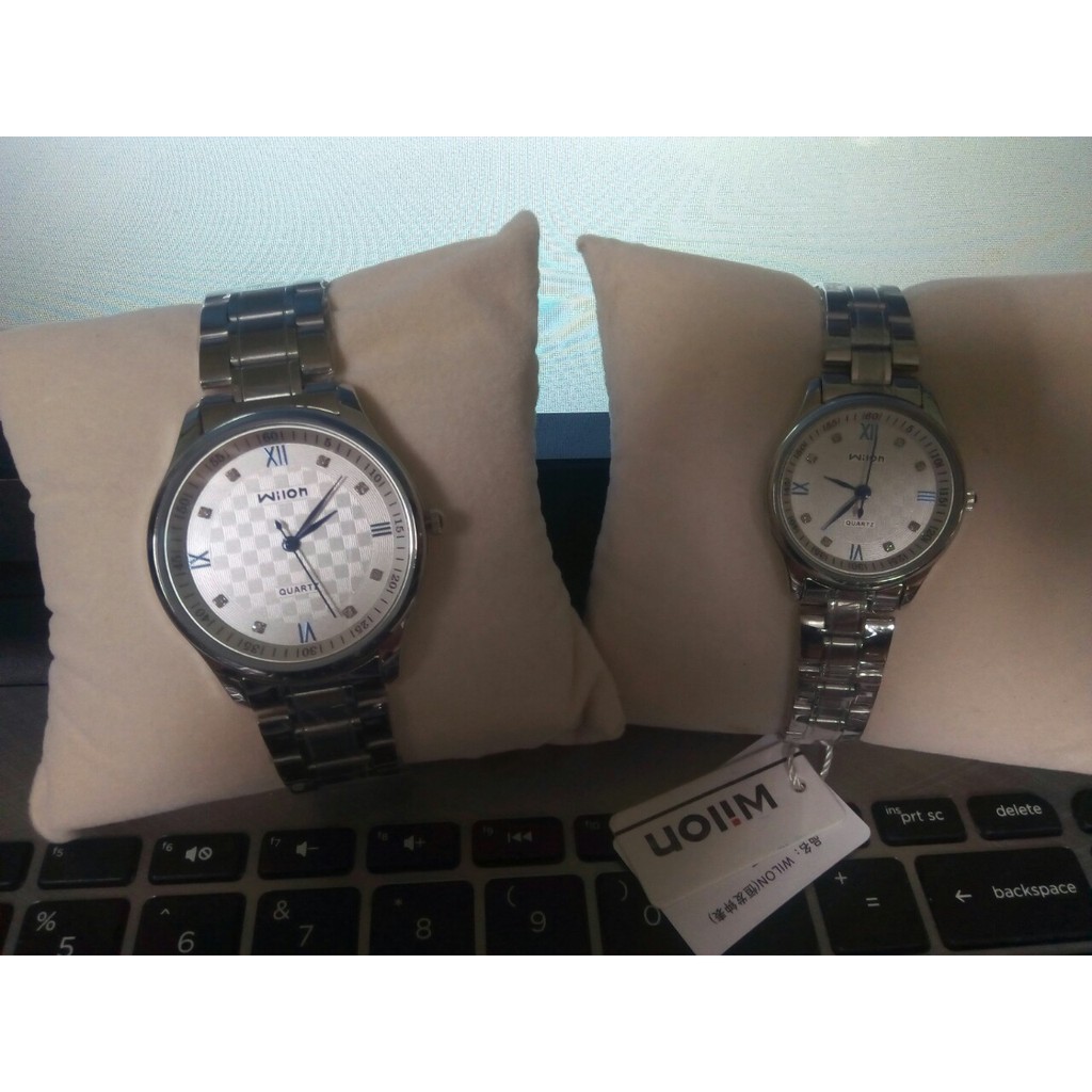 Đồng Hồ Nam Nữ Wilon Dây Thép - Trắng | BigBuy360 - bigbuy360.vn