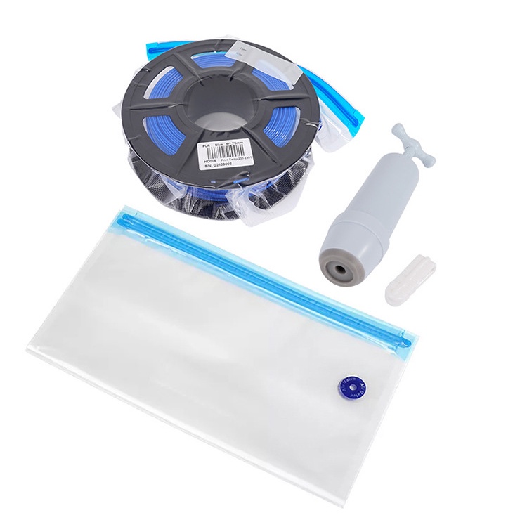 Bộ KIT Túi hút chân không đa năng tái sử dụng, bảo quản lưu trữ nhựa in 3D PLA PLA+ PETG ABS TPU