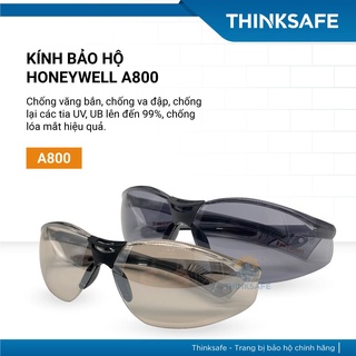 Kính bảo hộ Honeywell A800 trong suốt chống bụi, chống tia UV, mờ sương Kính chống bụi đi đường - THINKSAFE