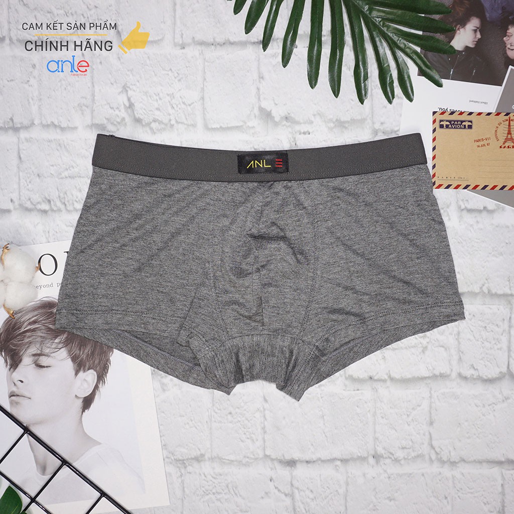 Combo 4 Quần Lót Nam Boxer Cotton Thun Lạnh Thông Hơi Co Dãn 4 Chiều