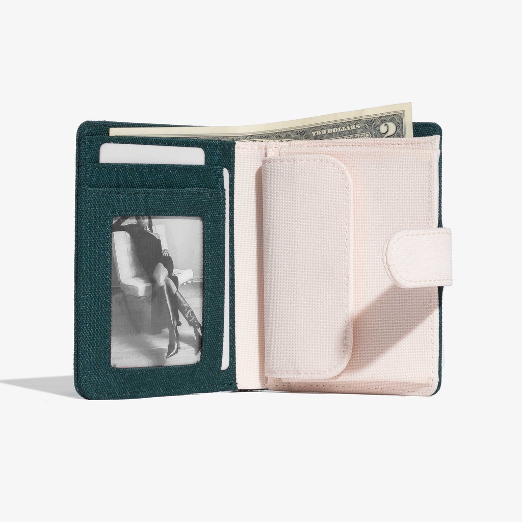 Ví vải gập đôi unisex DIM June Wallet Đứng - 5 màu