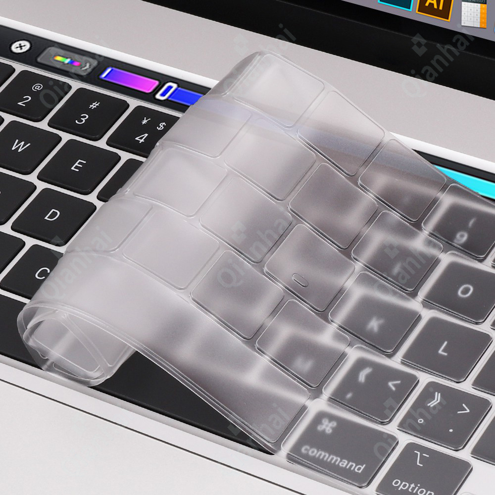 Vỏ bọc bàn phím TPU siêu mỏng trong suốt mềm mại cho MacBook Air 11 2020 Air 13 Pro 13 15