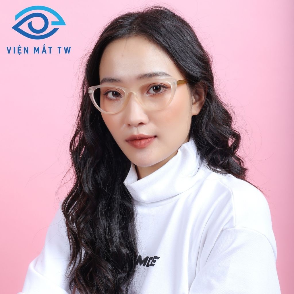 Kính cận mắt mèo cốt kim loại bọc nhựa Ultem siêu sang Vienmattw1.Official-8013+Nhận cắt CẬN VIỄN LOẠN chất lượng cao | BigBuy360 - bigbuy360.vn