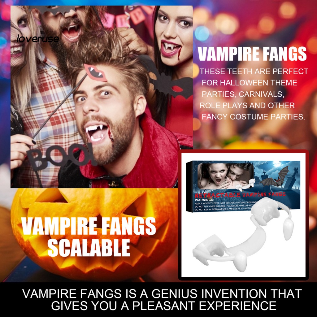 Răng Giả Hóa Trang Halloween Fangs Cấp Thực Phẩm