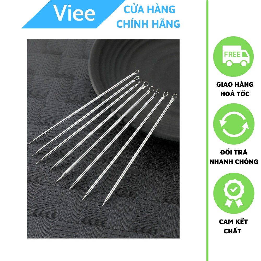 Bộ 5 cây nặn mụn 2 đầu inox đa năng không gỉ