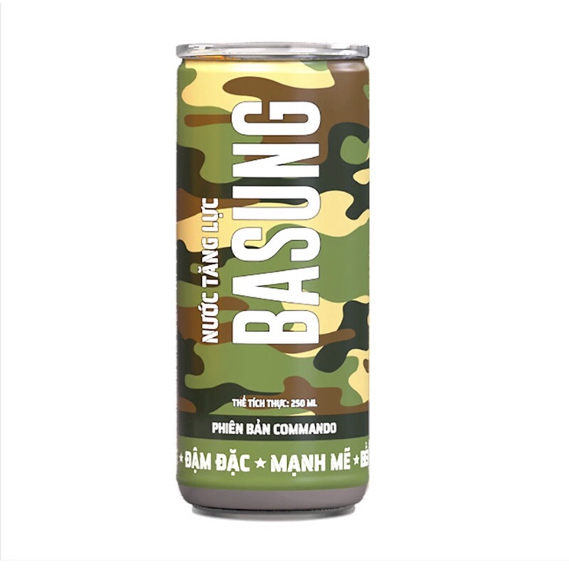 NƯỚC TĂNG LỰC THẾ HỆ MỚI BASUNG - PHIÊN BẢN COMMANDO - BASUNG XANH (250ML)