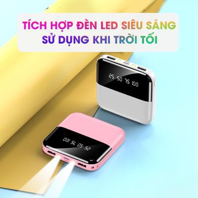 Pin Sạc Dự Phòng 20000mAh đa cổng; Pin Sạc Dự Phòng 20000mah đa năng dùng cho Iphone Samsung Oppo