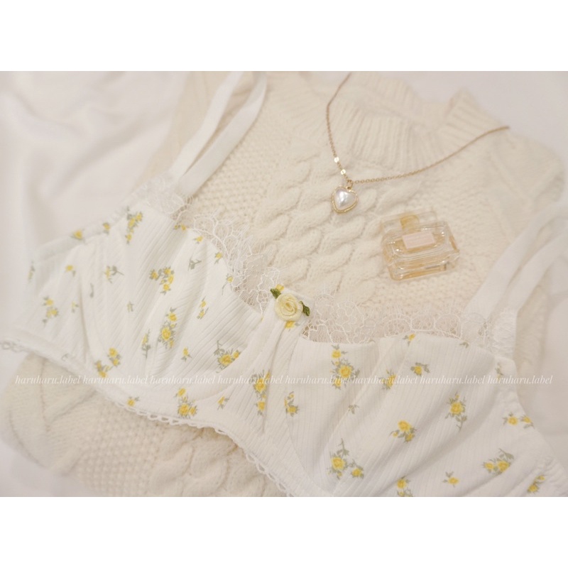 [Mã 252FASHIONSALE giảm 12% đơn 99K] Cotton Crush Áo ngực Bralette có gọng thun cotton mềm mại made by haruharu | BigBuy360 - bigbuy360.vn