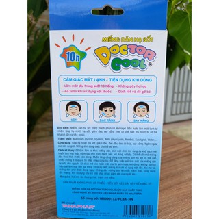 [VỊNH VÂN PHONG]Dán hạ sốt doctor cool (Hộp 6 miếng)