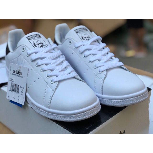 Stan smith (3 màu gót Đen-Xanh-Bạc)