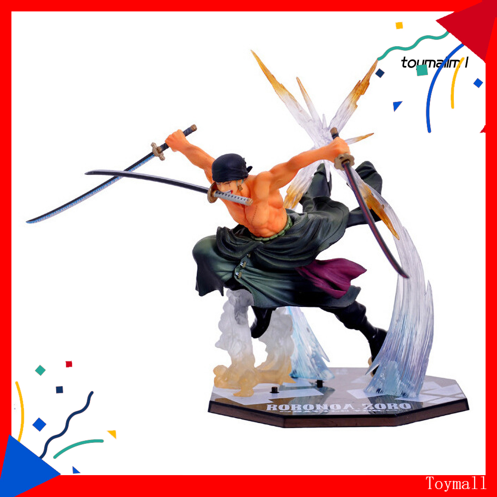 toymall One Piece Anime Purgatory Devil Zoro Model Toys  Holiday Gift Room Decoration