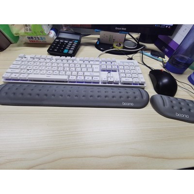 Combo Bộ Lót Chuột Silicon + Đệm Kê Bàn Phím Chống Mỏi Cổ Tay Boona 3D Mouse Pad ( Bàn Di Chuột Máy Tính Văn Phòng )