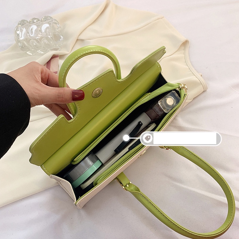 Túi Đeo Vai Màu Sắc Tương Phản Dễ Phối Đồ Thời Trang Cho Nữ