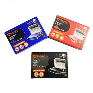 Hộp dấu khay mực tampong kim loại E03 (Stamp Pad) COMBO 5 hộp