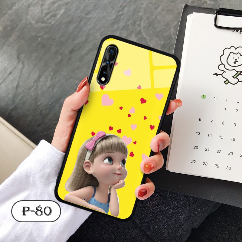 Ốp kính in hình cute Vivo S1/ iQOO Neo 855