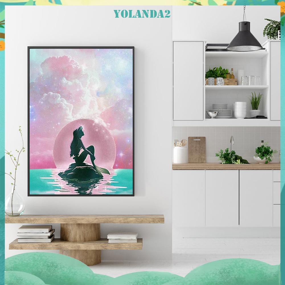 Bộ Tranh Đính Trang Trí Hình Đám Mây 5d Diy