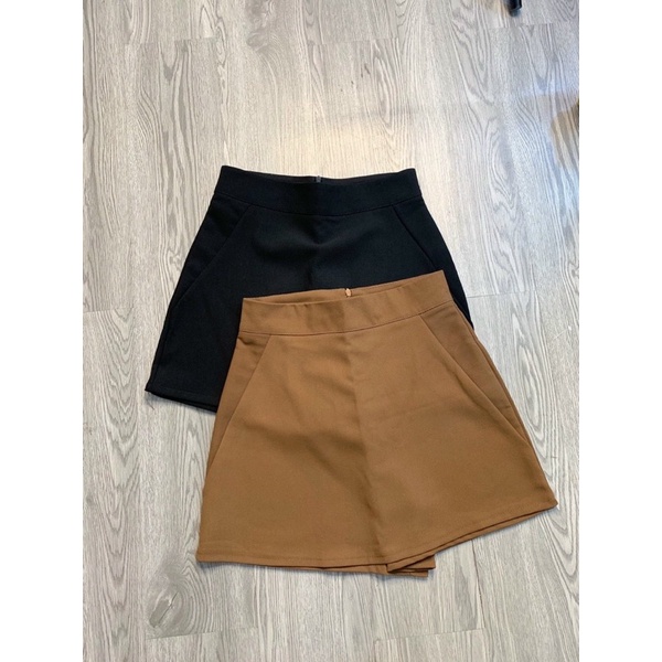 Chân váy chữ A MIA có lót trơn dáng basic