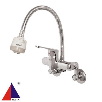 Vòi rửa bát nóng lạnh cắm tường Selta SS-2000F (Chính hãng)