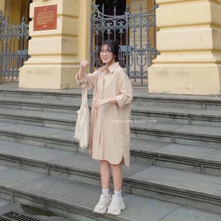 Sơ mi váy vạt bầu 3 màu siêu hot