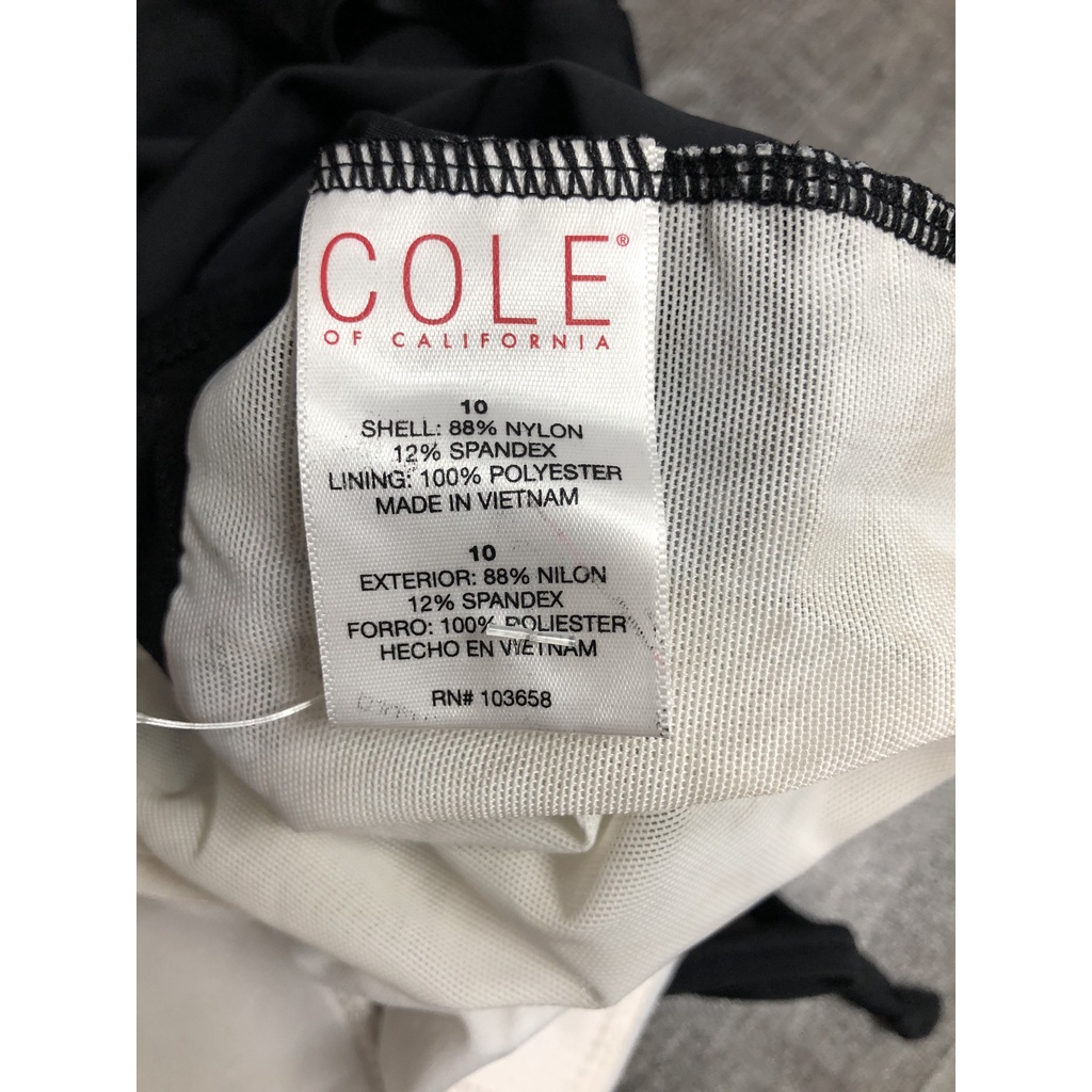 Bộ Bơi Bikini COLE Cúp Ngực - Size S 44-48kg lỗi dơ nhẹ - 2266