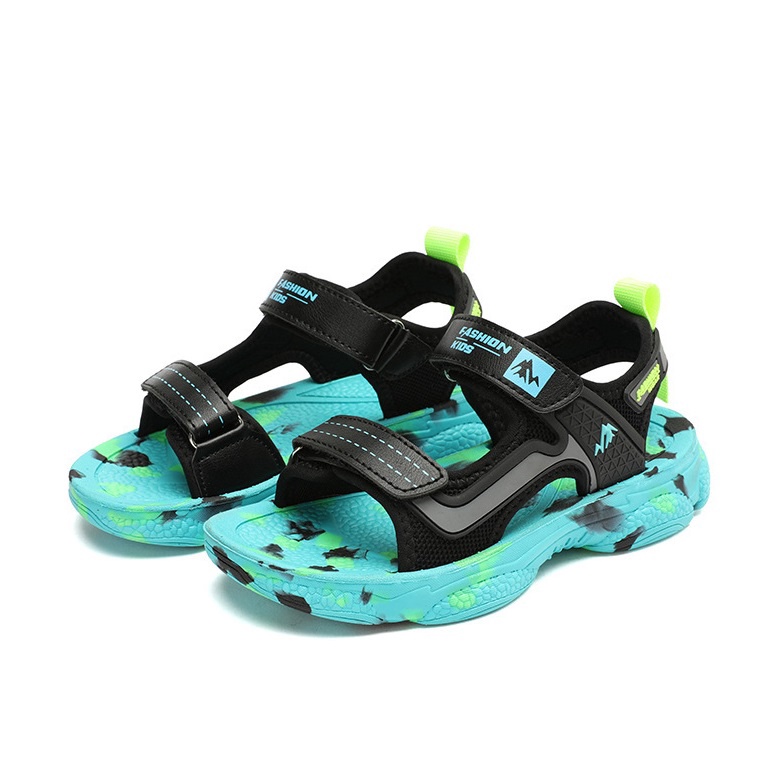 Sandal bé trai đi học, dép quai hậu cho bé trai fashion kid tặng 2 khẩu trang