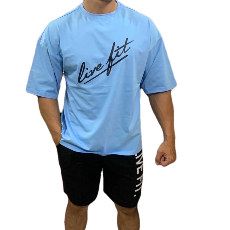 Áo Phông OverSize LIVEFIT SIÊU THOÁNG MÁT  SIÊU BỀN DÀNH CHO GYMMER 100% COTTON