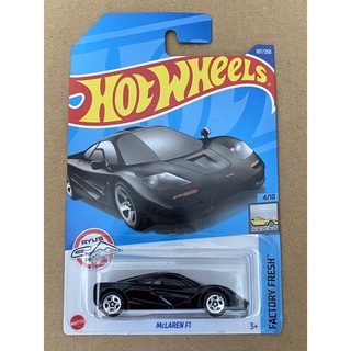 Xe mô hình hot wheels basic mclaren f1 , màu đen, new 2022