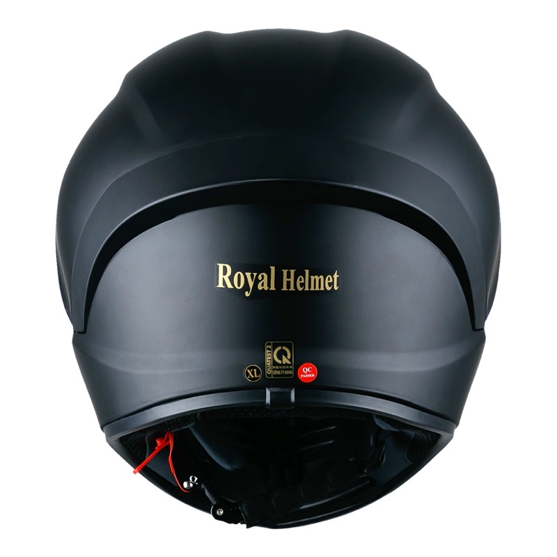 Mũ Bảo Hiểm Fullface 2 Kính Royal M266 - Hàng Chính Hãng - Bảo Hành 12 Tháng - Có màu Đen - Trắng bóng - Xám xi măng