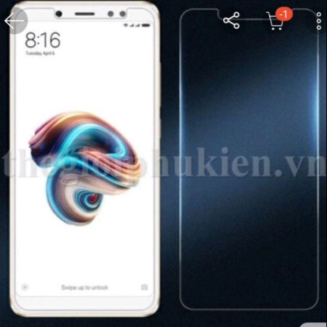 Bộ 2 kính cường lực redmi note 5/note 5 pro cao cấp chống vỡ