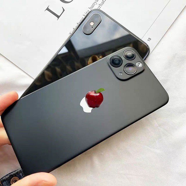 [Freeship] Miếng dán lưng độ camera Iphone X, Xs Max thành 11 Promax, miếng dán Full lưng PPF Iphone X, Xs Max logo táo.