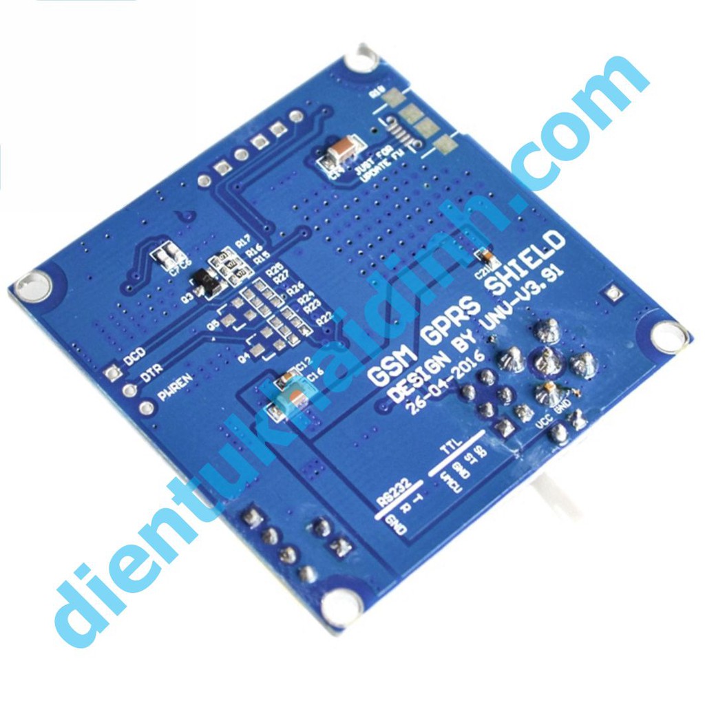 [Mã 159ELSALE hoàn 7% đơn 300K] module GSM 2G/3G/4G GPRS SMS SIM800A V3.9.2 anten rời, tối ưu nhất kde3116