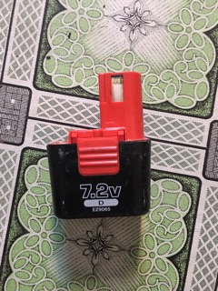 pin National 7.2v lên pin li-ion dl 2.5ah vỏ zin cũ