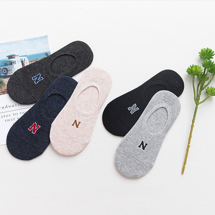 [ xả kho ] Combo 5 đôi tất lười TB01 chất liệu mềm mại, thoáng khí