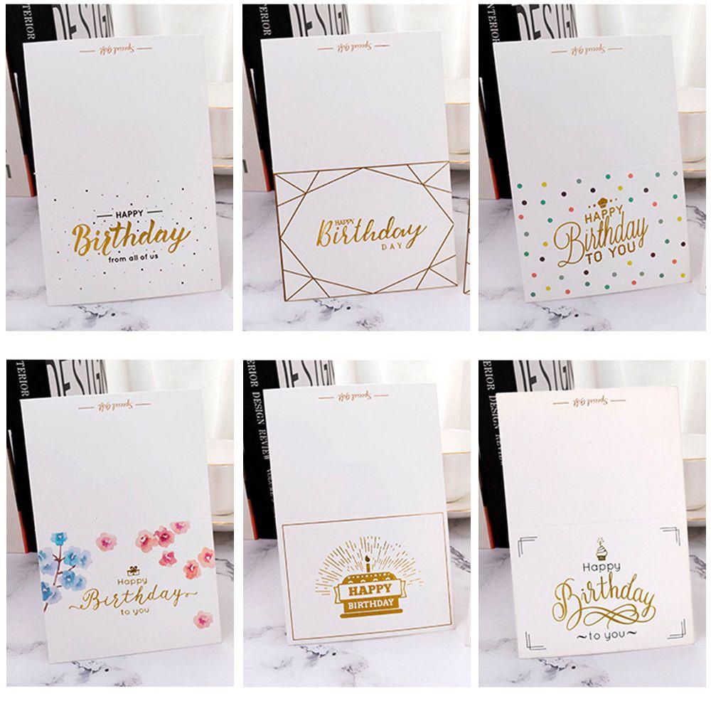 Set 10 Thiệp Chúc Mừng Sinh Nhật Thiết Kế Đơn Giản Nhiều Kiểu Dáng